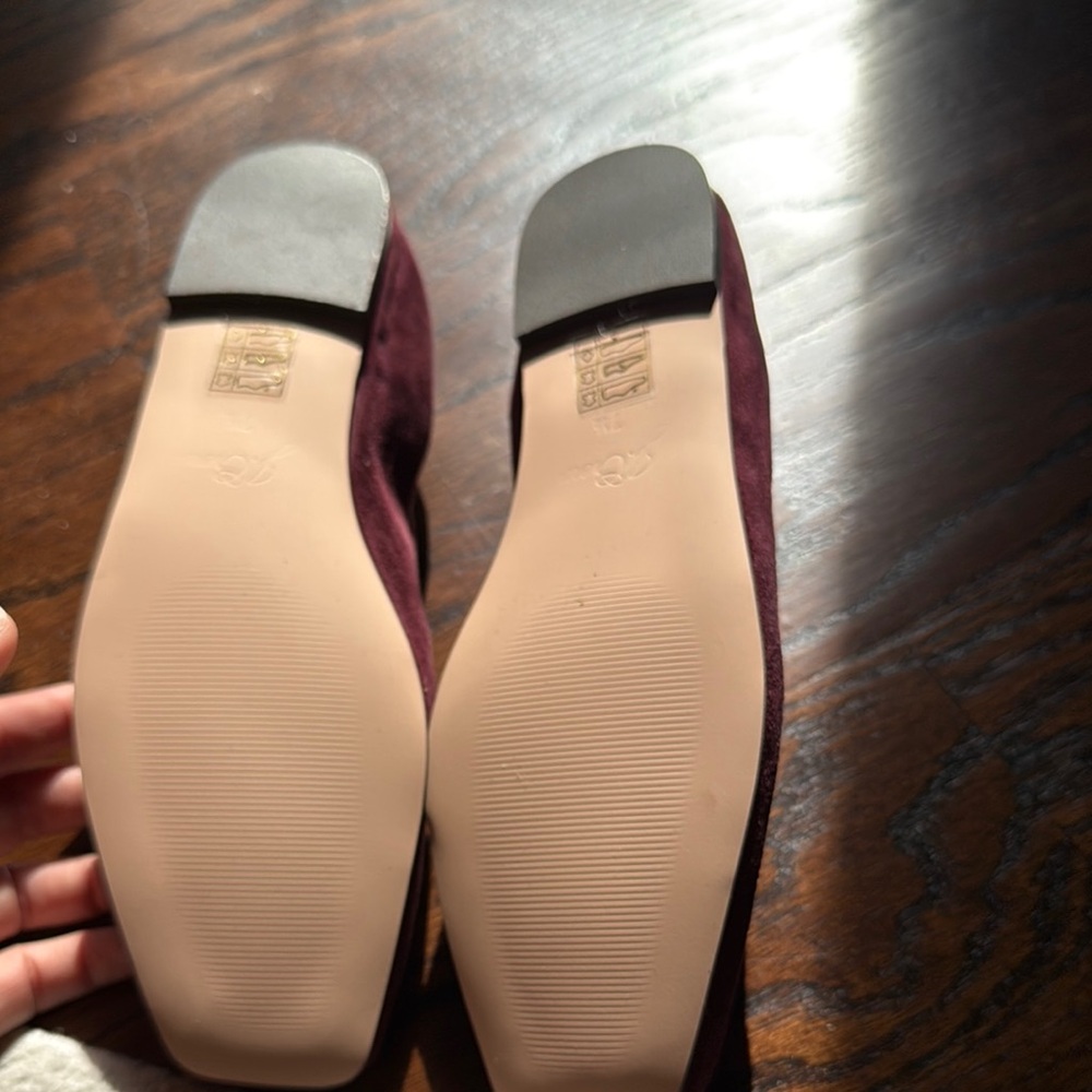 JCREW Burgundy Suede Flats - Picture 4 of 4